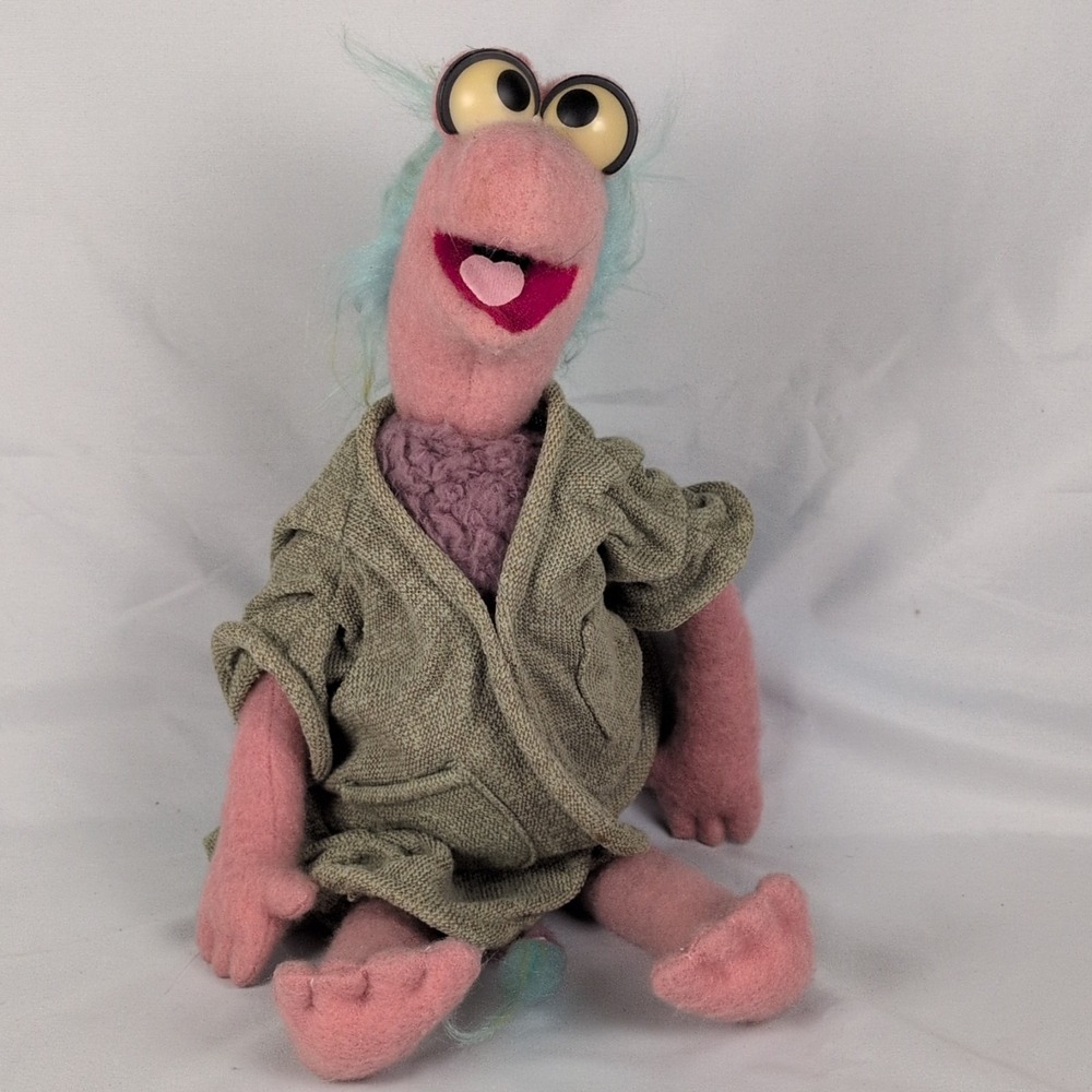 19" Fraggle Rock Mokey Plush Stuffed Doll By Tomy From 1983 Henson Vintage